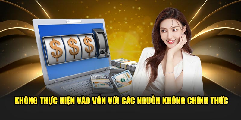Không thực hiện vào vốn với các nguồn không chính thức